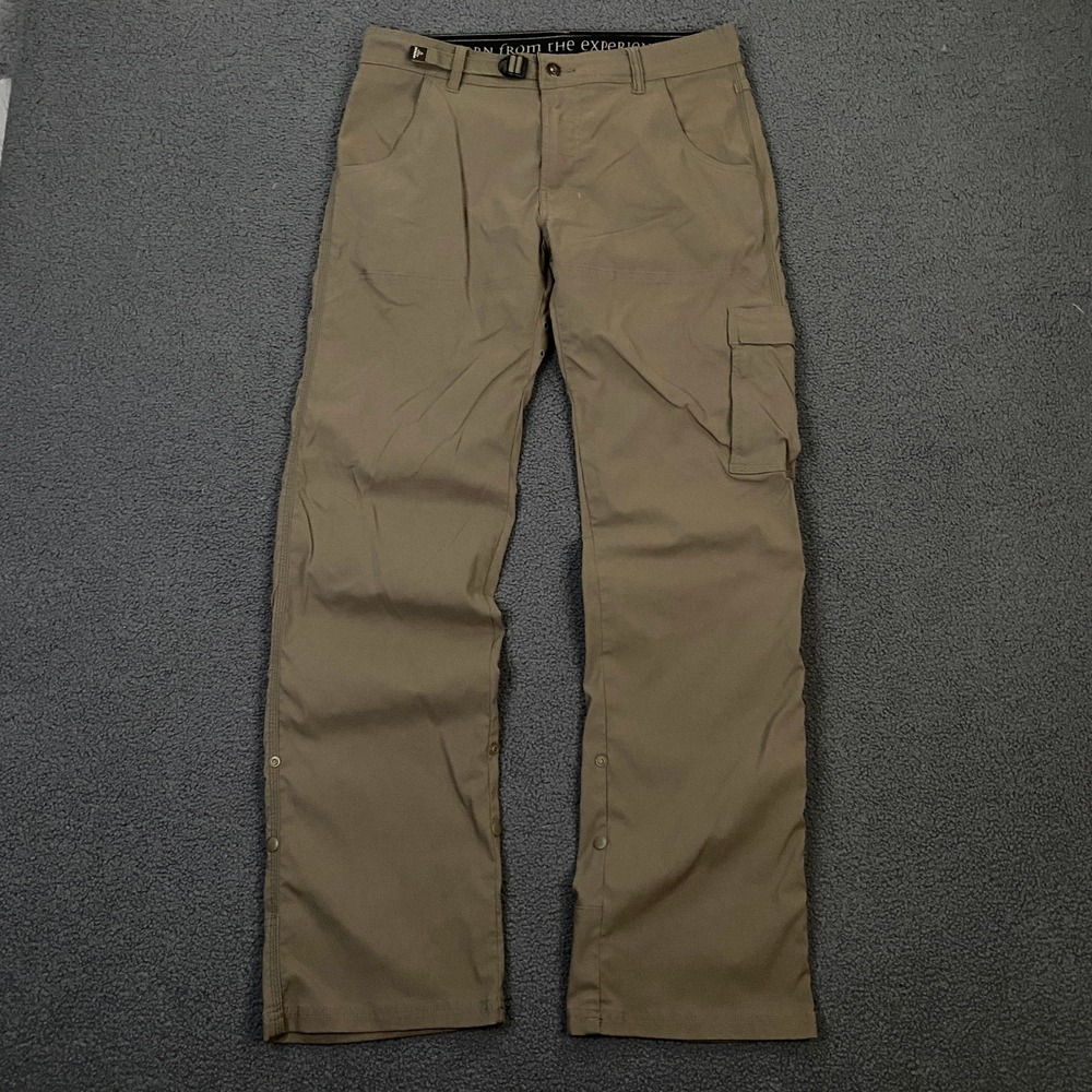 Prana Zion Cargo Pants Men 32x32 Brown Stretch Hiking Outdoor MST32116